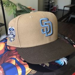 San Diego Padres Fitted 7 3/8 Side Patch Two Tone