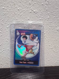 Dodger x Luffy Promo card