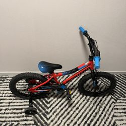 Schwinn Piston B 16” Kids Bike - Black/Red/Blue 