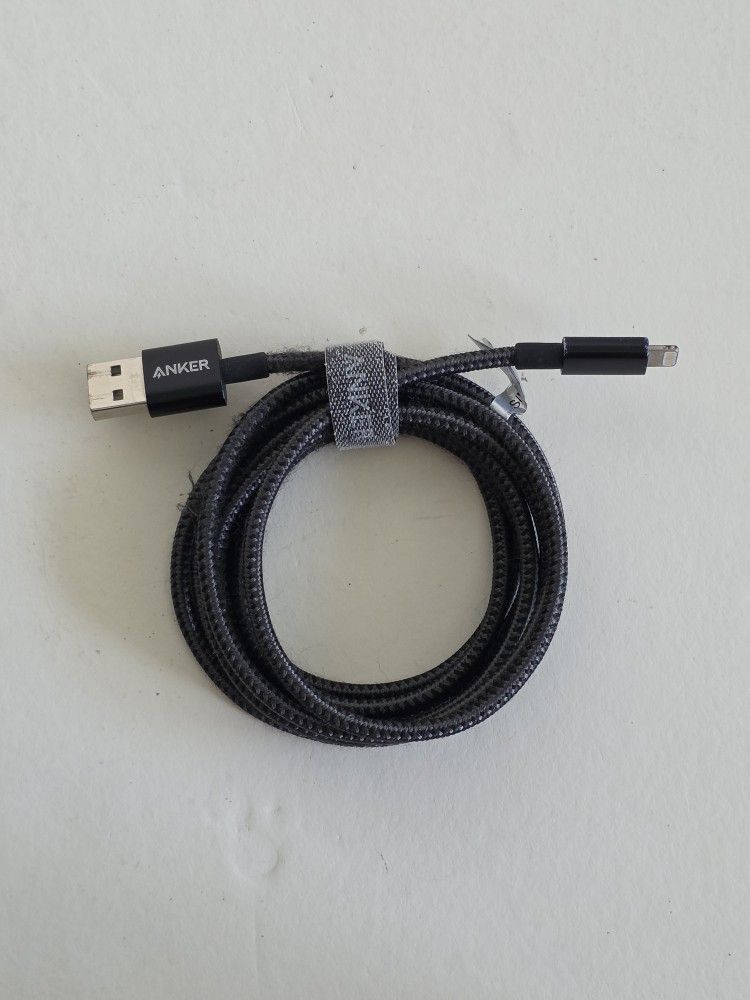 Anker Powerline Braided Nylon 6ft Lightning to USB-A Cable
