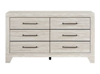 Aspen Dusty Gray Oak Dresser