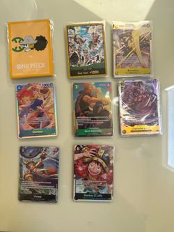 One piece cards playables and alt arts