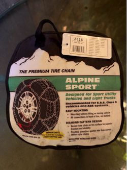 Snow tire chains
