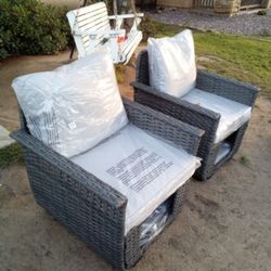 Patio Chairs Brand New In The Box Outdoor Patio Furniture Also Available In Beige Cushions 🚛🚎🆕