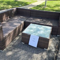 Free Patio Lounge Set (No Cushions)