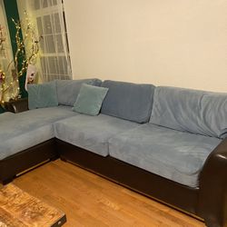 Custom Made Section Sofa And Round rotatable sofa