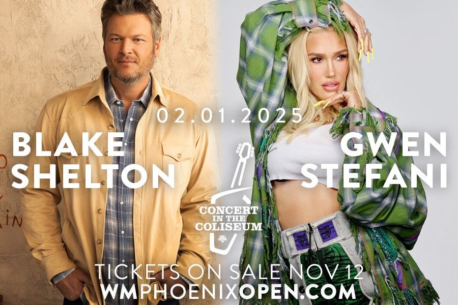blake shelton gwen stefani phoenix open coliseum skybox Tickets