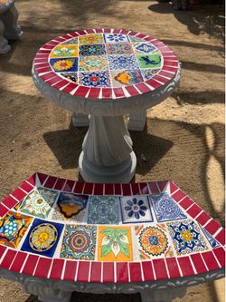 Concrete Talavera Patio Set