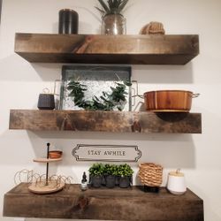 Set Of 3 Floating Shelves