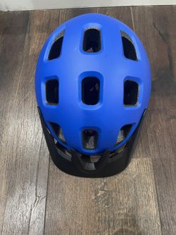 Kids Bicycle Blue Helmet.  
