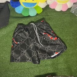 Red Gucci Shorts