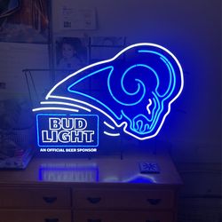 Rams Bar Sign In Excellent Condition..