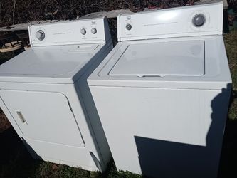 Matching washer and dryer Roper