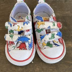 Toddler Dinosaur Converse Size 4