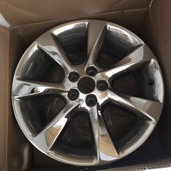 Lx RX350 RX450 19” Rim OEM 74252 Chrome PVD #B1.