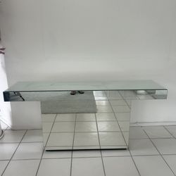 Beveled Mirrored Console/Entryway Table