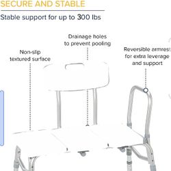 Shower Bench - Like NEW! 