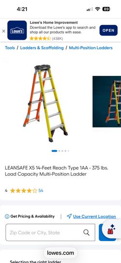 Werner multi ladder $60