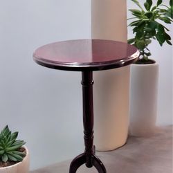 Wood Round Accent Table /side Table 