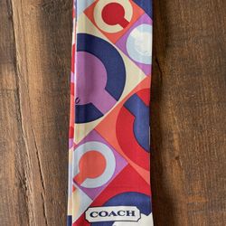 Authentic Coach Headband / Ponytail Scarf or Purse Scarf 