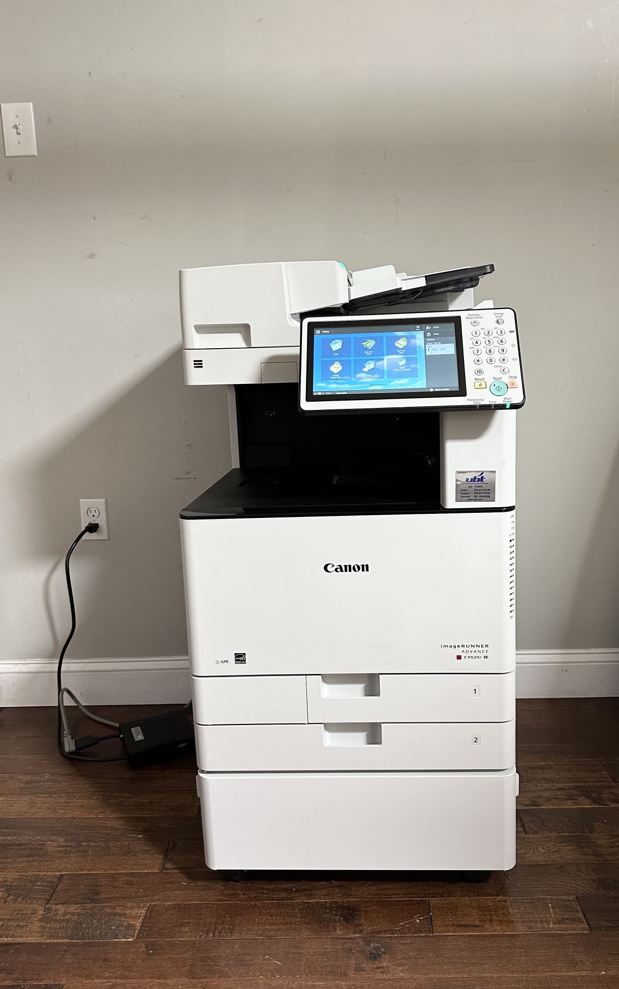 Canon White Advance C3525i III Multifunction Laser Copier Office Equipment Large