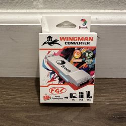 Brook Wingman FGC - Arcade Joystick Converter, for PS5 Fighting Games SF6