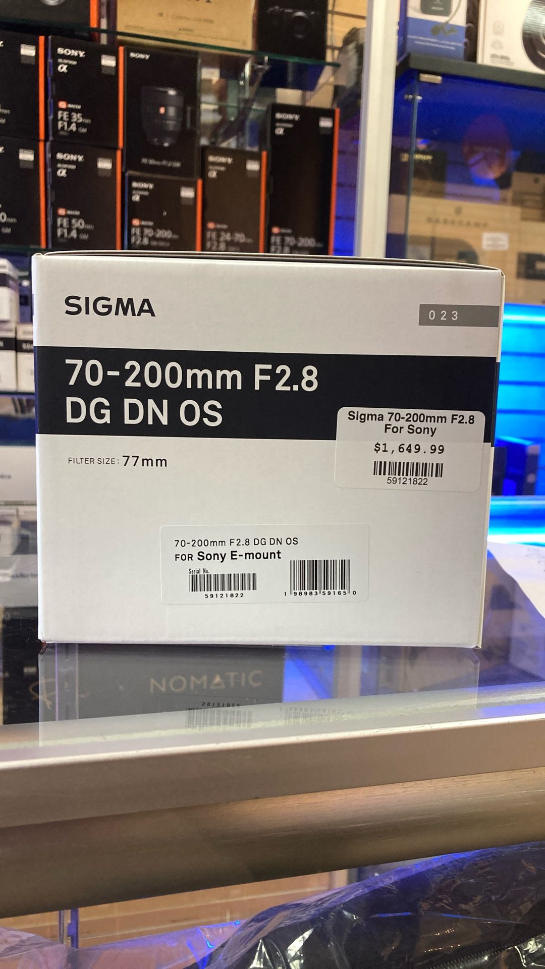 Sigma 70-200mm F2.8 Lens For Sony