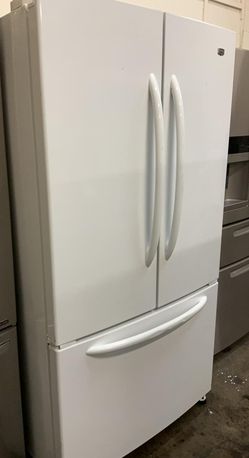 Maytag French Door White Fridge
