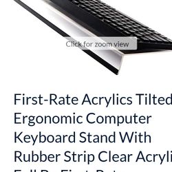 Acrylic Keyboard Stand