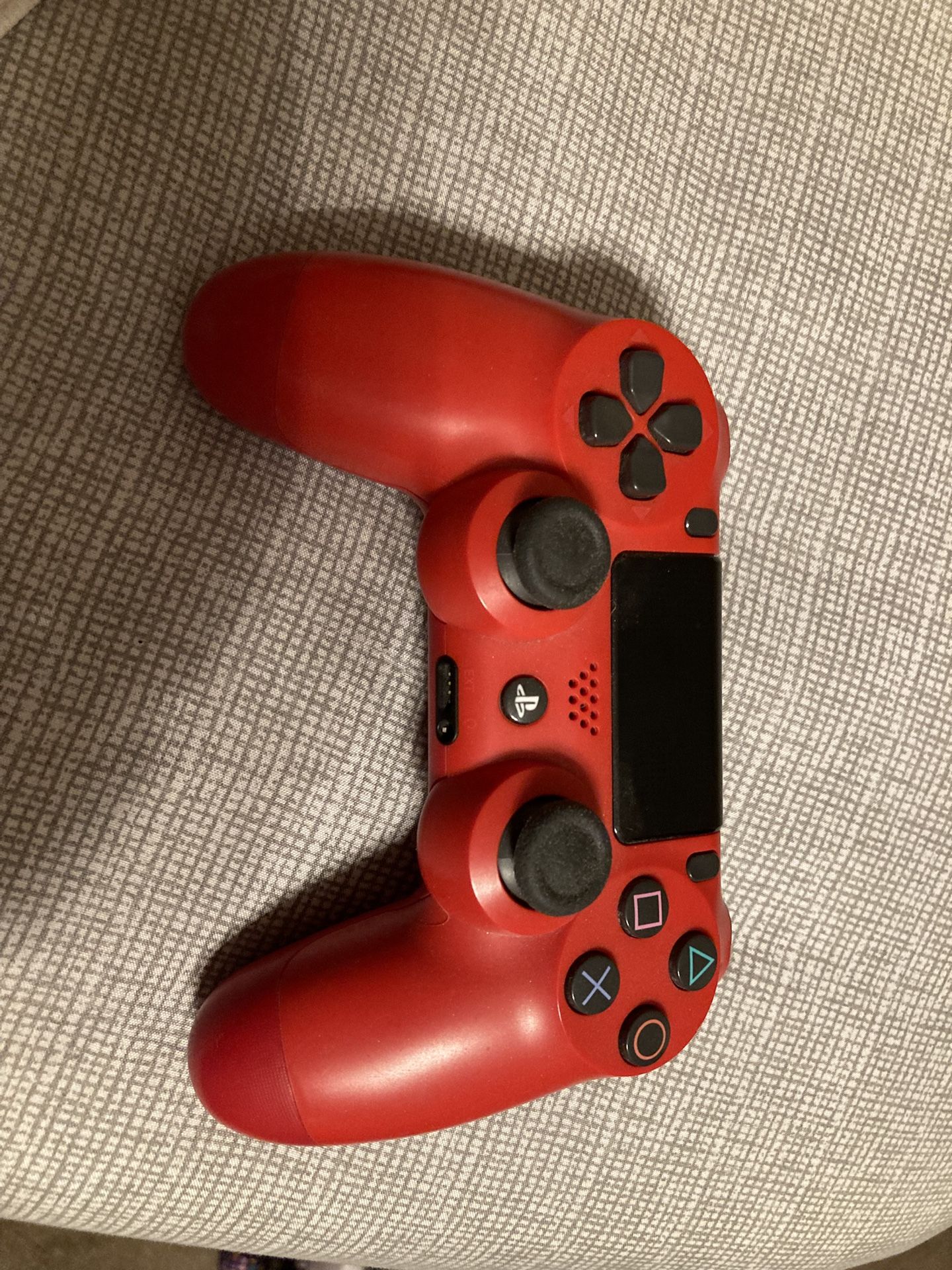 Red Ps4 Controller