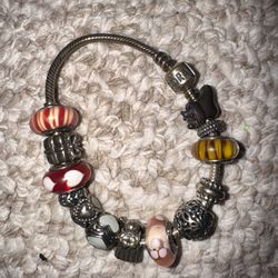 Pandora Bracelet With Charms