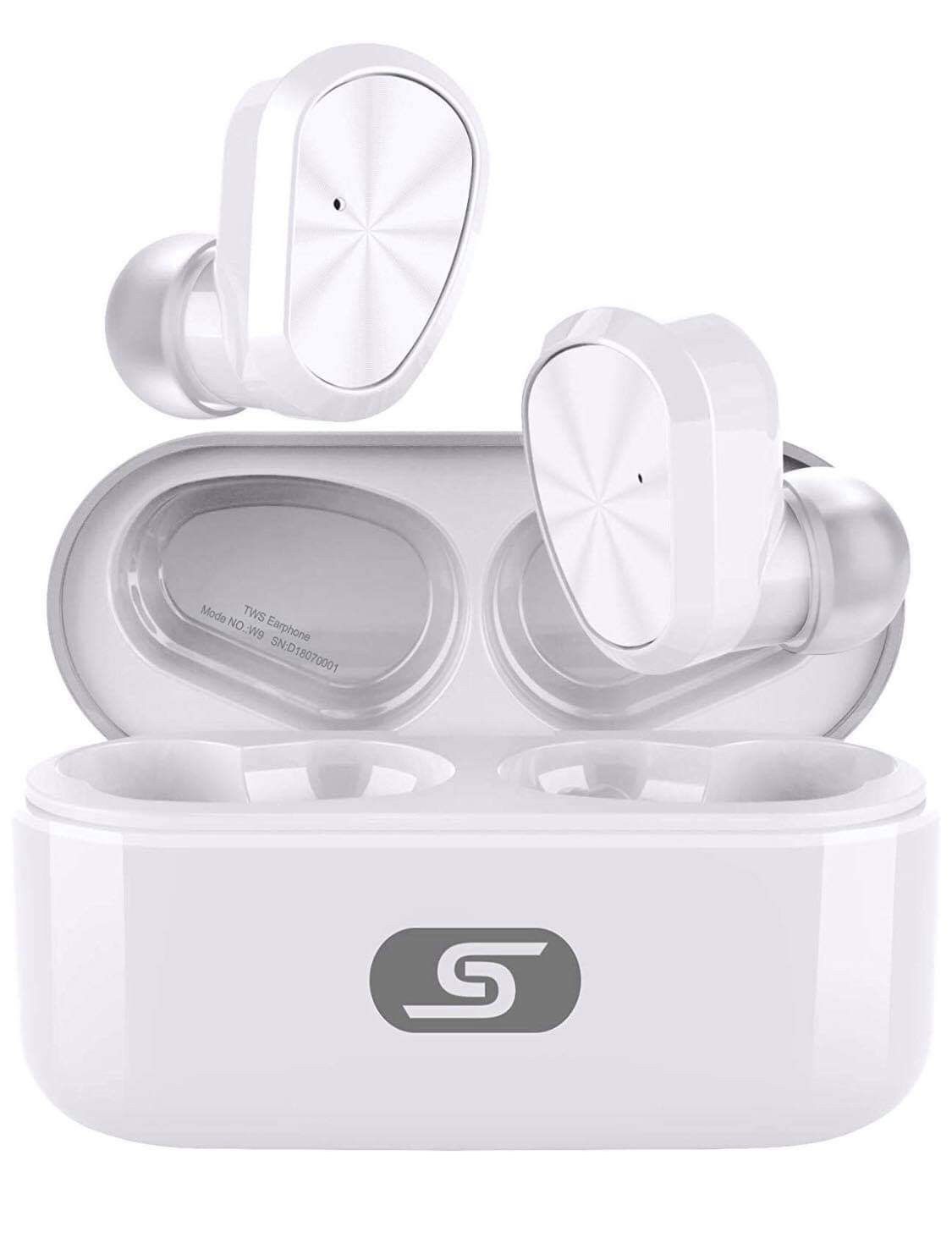 Brand New In Box True Bluetooth 5.0 Wireless Earbuds Headset W9 True Wireless Earphones for iPhone/Samsung IPX7 Waterproof Smart