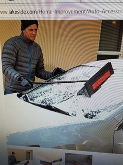 Sno-pro snow broom, no scratch