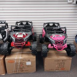 Electric Car For Kids 4 Wheel Drive , Light Up Tires 