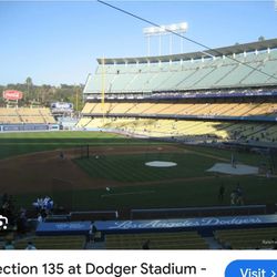 2 Dodgers TIckets 4/19! Infield LOGE SEAT!