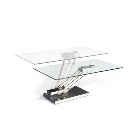 $1500 To $500 Adjustable Glass Italian Lazzoni Merlot Coffee Table Adjustable Height