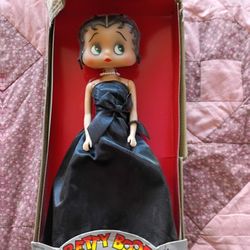 1998 Betty Boop Doll - The Boop-oop-a-doop Girl Stand Included 