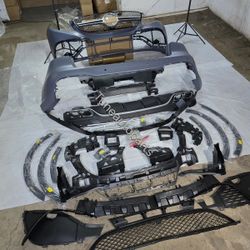 Mercedes Benz GLE W166 Full Bumper conversion bodykit to GLE 63 AMG for 2015-2019 GLE 350 GLE 450