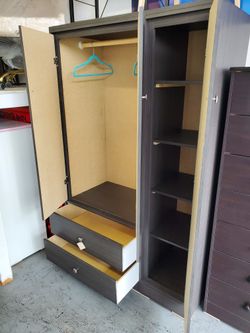 New Large Grey Assembled Wardrobe Shelving Closet Storage Cabinet Available In Other Colors 