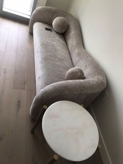 Calico contemporary Beige weave 3 seat sofa