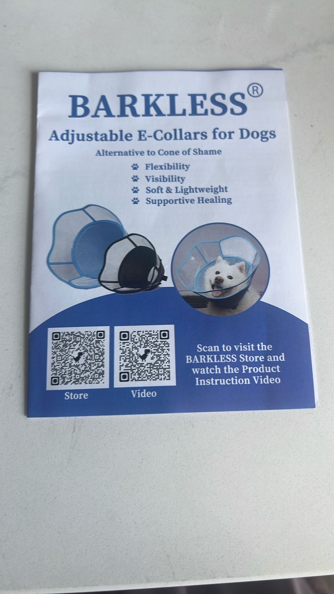 BARKELSS. Adjustable. E. -Collar. For. Dogs 🐕 