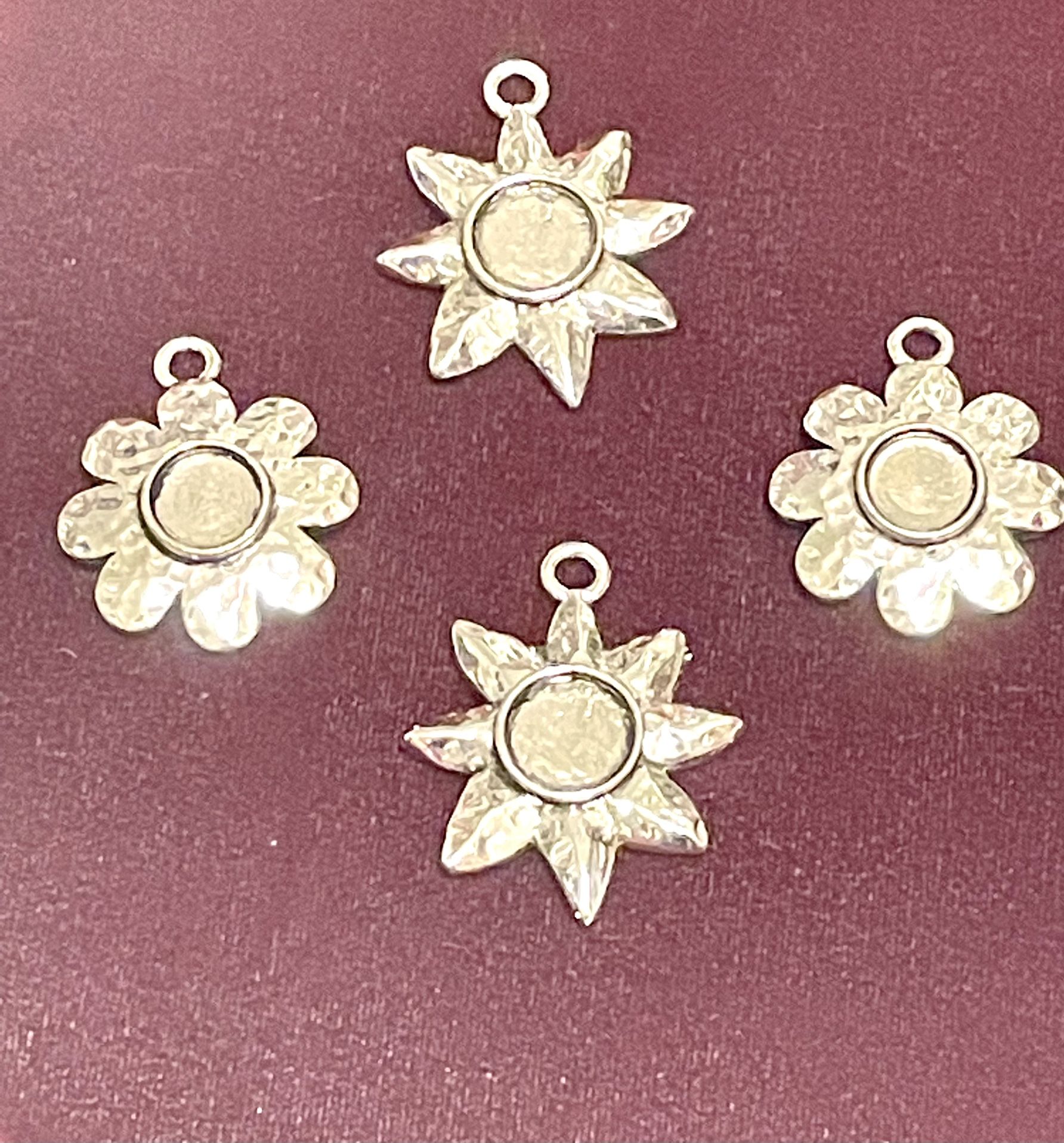 4 Silver Pendants