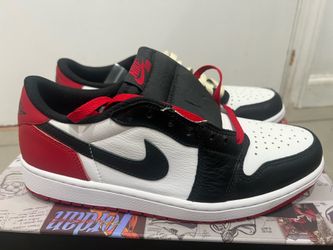 Jordan 1 Low Black Toe