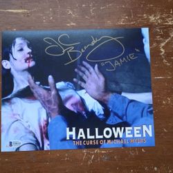 J. C. Brandy (Jamie/Halloween Curse of Michael Myers) Signed 8x10 Photo, Beckett