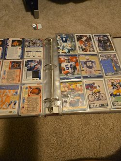 NFL Football Card Collection in Binder