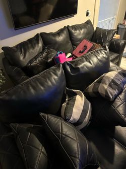 Black Couches
