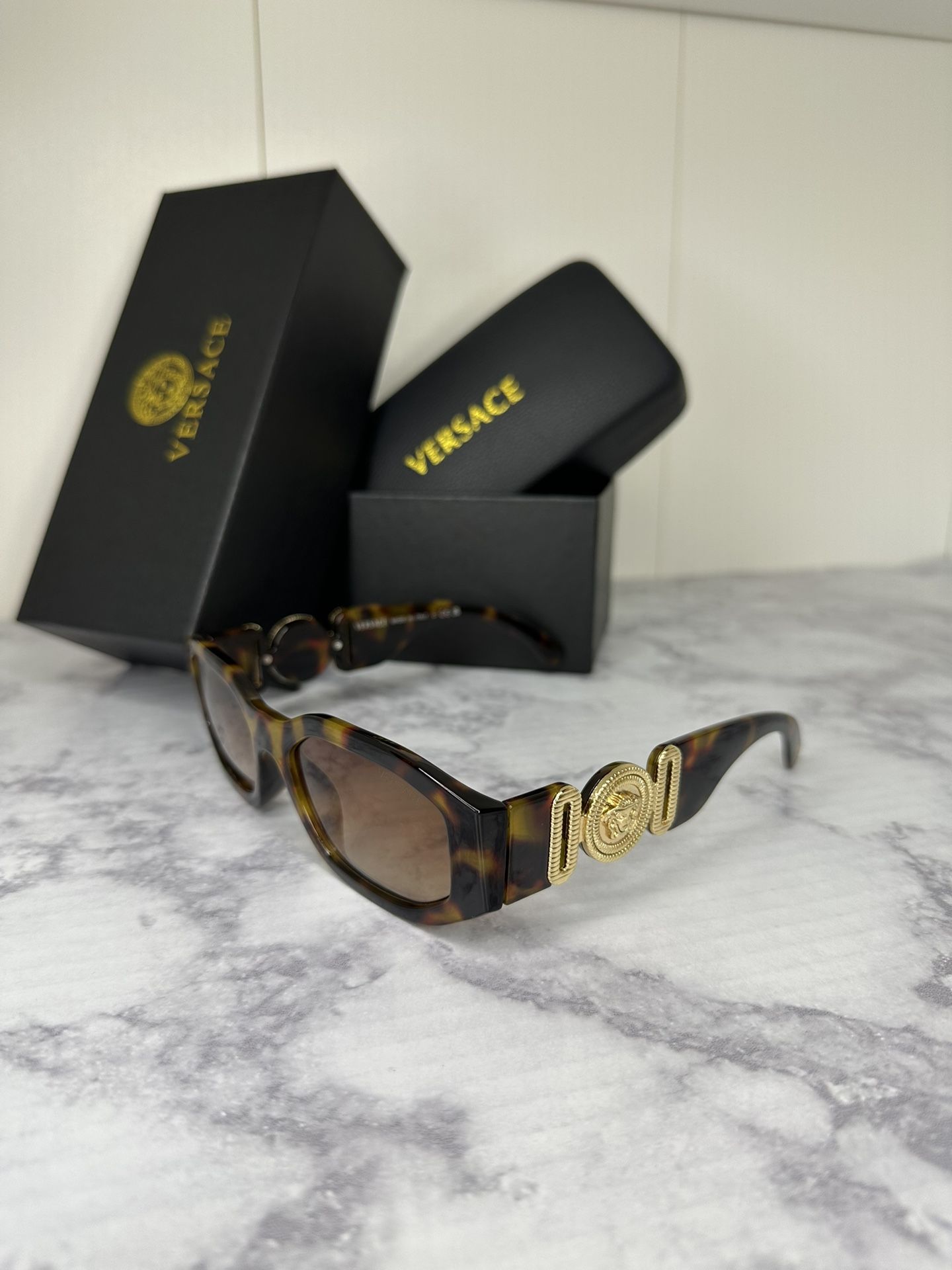 Versace Tortoise Sunglasses