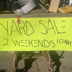 Huge Three Family Yard Sale, Two Weekends, 12/6&7&12/11 Thru14, 8am