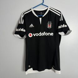 Besiktas Jersey Mens Large Black Adidas 2015 2016 Turkey Football