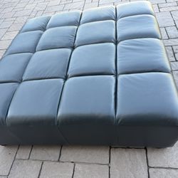 Leather Ottoman Or Coffee Table 